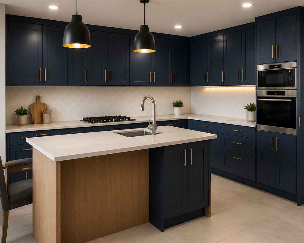 Custom wardrobe wrapping solution for modern interiors in Dubai